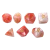 Dados de Rol Sets x7 Naranja y Blanco con Dorado - comprar online