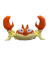 Figura Pokémon Impresión 3D Krabby Chico