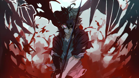 Mousepad 90x40 Black Clover Asta - comprar online