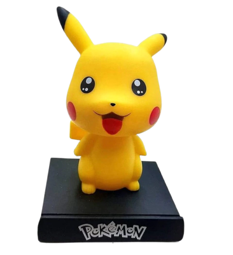 Figura Cabezon / Bobblehead y Porta Celular Pokemon Pikachu - comprar online