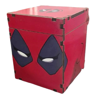 Caja / Cofre de Madera Marvel Deadpool - comprar online