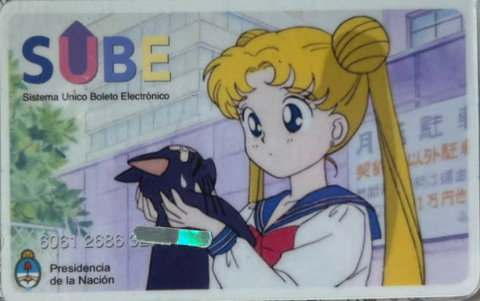 Tarjeta Sube Sailor Moon - comprar online