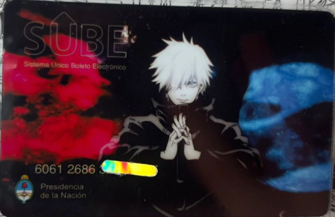 Tarjeta Sube Jujutsu Kaisen Gojo - comprar online