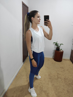 Blusa puxador Regina Branca - comprar online