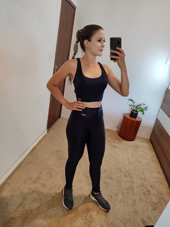Top Miriam preto canelado - RELIC FITWEAR
