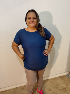 Blusa manga azul marinho - RELIC FITWEAR