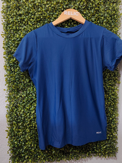 Blusa manga azul marinho - comprar online