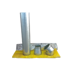 KIT ENCAMISADO GALVANIZADO PARA PARED 8" A 6"