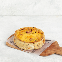 Tarta de jamón y queso