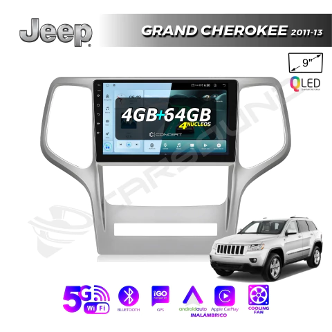 Multimedia Android 9" 4GB/128GB - JEEP GRAND CHEROKEE 2011-13 - comprar online