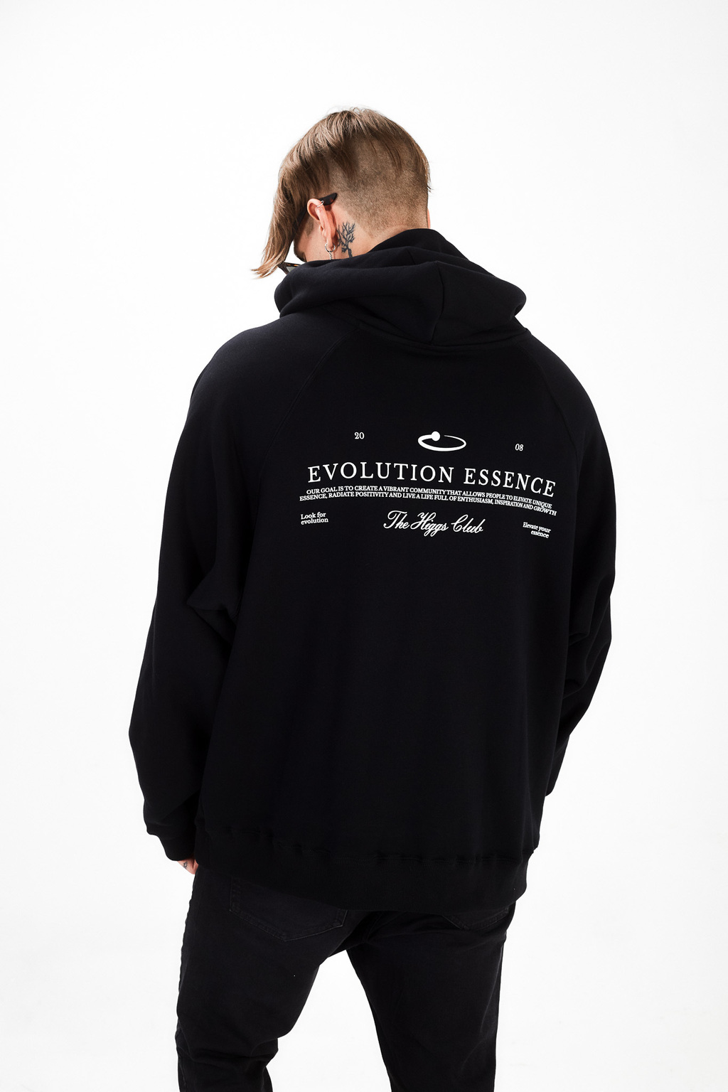 Hoodie Evolution Negro thumbnail 3