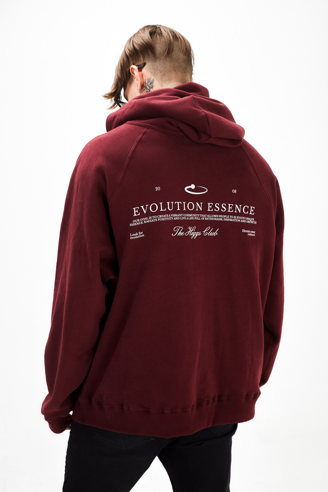 Hoodie Evolution Bordo thumbnail 2