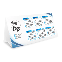 Calendário de Mesa Triângulo G (10x20cm)