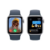 Apple Watch SE GPS • Caixa Prateada de Alumínio – 44 mm • Pulseira esportiva azul-tempestade – M/G - comprar online