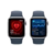 Apple Watch SE GPS • Caixa Prateada de Alumínio – 44 mm • Pulseira esportiva azul-tempestade – M/G na internet