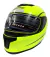 Capacete Taurus Vintage Solid Amarelo Fluo.