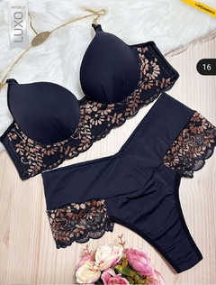 CONJUNTO SUPER LUXO RF 1114 - Império íntimo