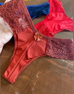 CALCINHA FIO COM RENDA - comprar online