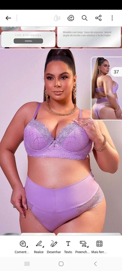 CONJUNTO PLUS SIZE SUPER LUXO RF1662