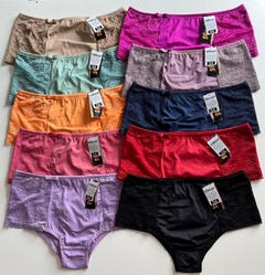 CALCINHA CONFORTO PLUS COM RENDA REF 1526