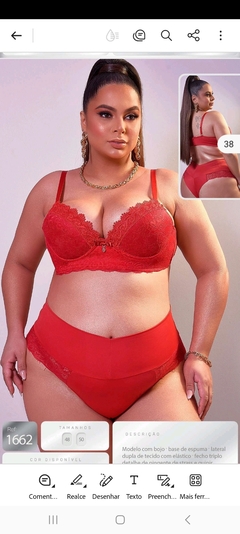 CONJUNTO PLUS SIZE SUPER LUXO RF1662 - comprar online