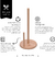 Suporte Para Papel Toalha Ecokicthen de Bambu Prático e Funcional – Mimo Style - Kako Home Decor