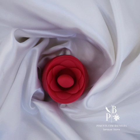Rosa Estimuladora de Clitóris com Linguinha