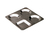 COPETINERO 04 BOCAS ACERO INOX.