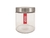 FRASCO VIDRIO 13 CMS. TAPA ACERO - CRYSTAL ROCK