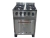 COCINA 4 H. 58 CMS. REJ. FUND.- ACERO ESMERILADO - E_GARCIA