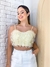 Imagem do Cropped Mariah Babado e Aplicações de Strass