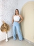 Calça Veronica Pantalona Básica com Cinto