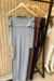 Vestido Ribana com Fenda Manga Longa - loja online