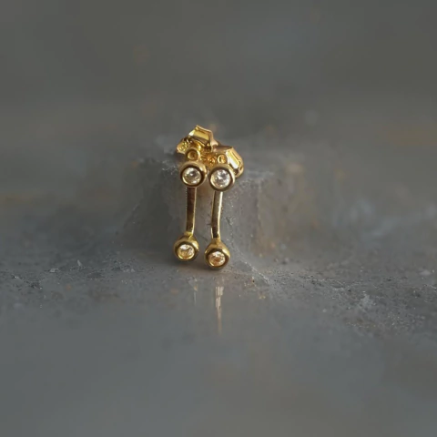 Aros 2 puntitos - comprar online