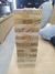 Torre FUNIX de jenga con bloques de madera - Publimaster Veracruz