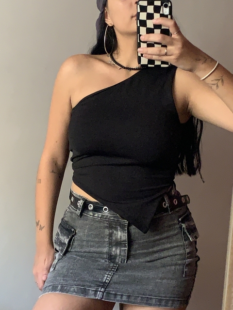 Cropped Assimétrico