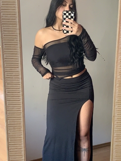 Saia Fenda Preta