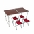 Mesa Plegable Aluminio Camping Con 4 Bancos VALIJA en internet