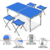 Mesa Plegable Aluminio Camping Con 4 Bancos VALIJA en internet