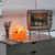 Luminária Fantasma PacMan Laranja com Lâmpada