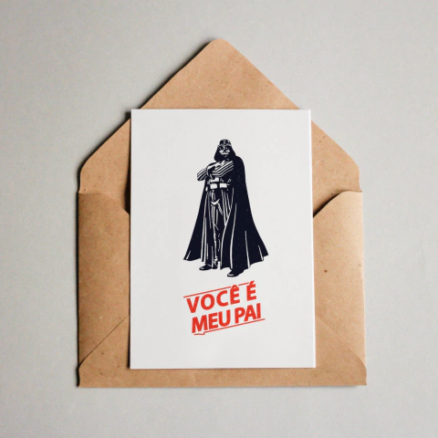 Cartão Comemorativo - MEU PAI DARTH VADER