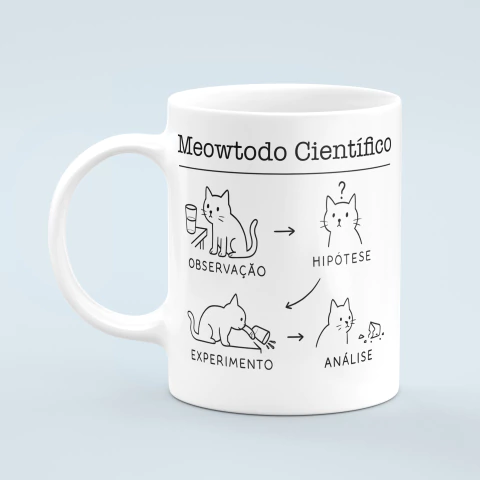 CANECA MEOWTODO CIENTÍFICO - comprar online