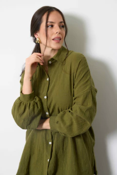 Camisa lino de algodón - comprar online