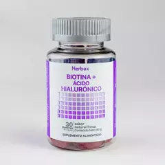 GOMITAS BIOTINA + ÁCIDO HIALURÓNICO- Mejora Tu apariencia de Piel, Cabello y Uñas, con Vitamina E, C, y CoQ10 - comprar en línea