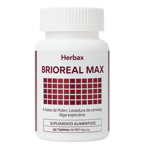 BRIOREAL MAX- Suplemento a base de Jalea Real y Vitaminas del Complejo B que Ayudan a Proporcionar Energía. - comprar en línea