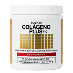 COLAGENO PLUS - Fresa | Empleado como Soporte para Fortalecer al Cabello, Piel y Uñas.- 250g - comprar en línea