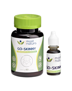 Go Skinny- Tu aliado natural para reducir tallas y depurar tu cuerpo: 60 Caps