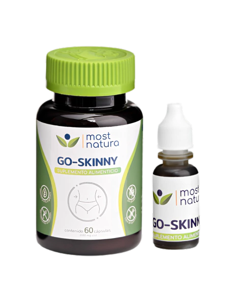 Go Skinny- Tu aliado natural para reducir tallas y depurar tu cuerpo: 60 Caps
