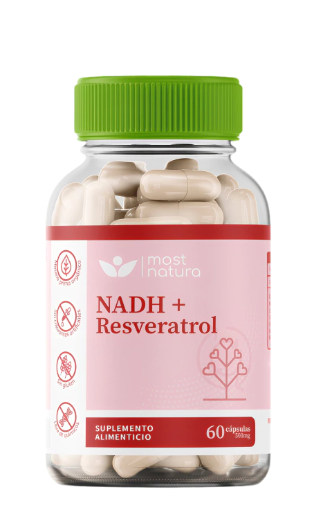 NADH + RESVERATROL – Energía celular, longevidad y bienestar integral