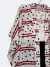 Imagem do kimono estampado poá e listras branco , preto e vermelho